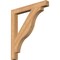 Ekena Millwork Funston Block Smooth Bracket, Western Red Cedar, 3 1/2"W x 32"D x 36"H BKT04X32X36FST05SWR - alternate 1